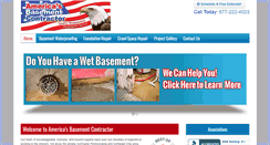 Desktop Screenshot of americasbasementcontractor.com